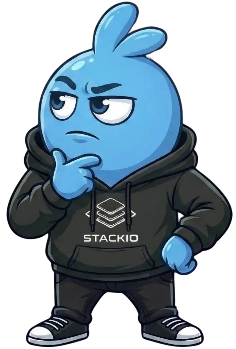 Staczek myślący nad architekturą