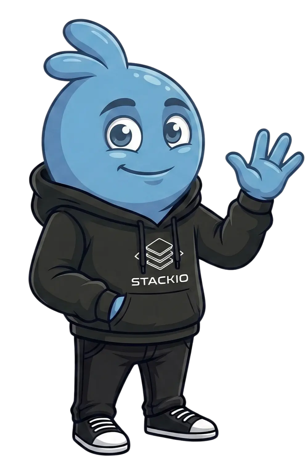 Staczek machający na powitanie